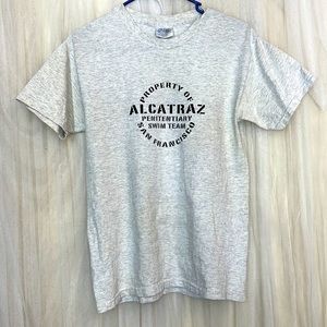 ⭐️ Port & Co Vintage Property of Alcatraz Penitentiary Swim Team San Francisco S